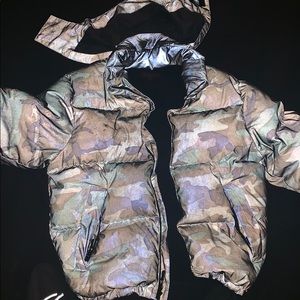 Supreme jacket reflective